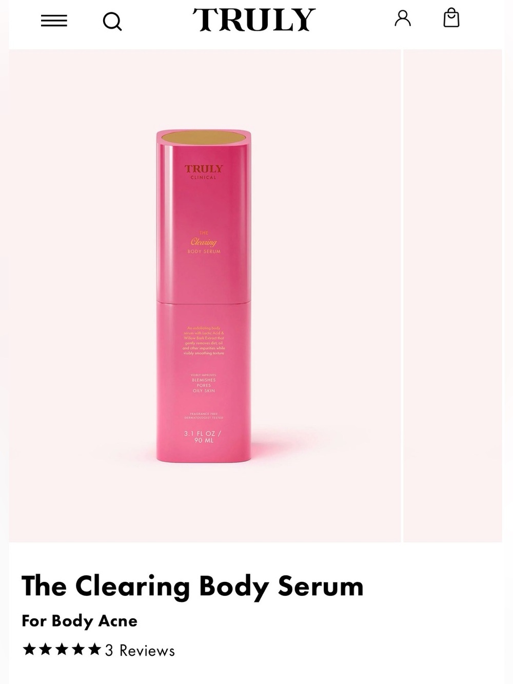 NEW - Truly body clearing serum ✨